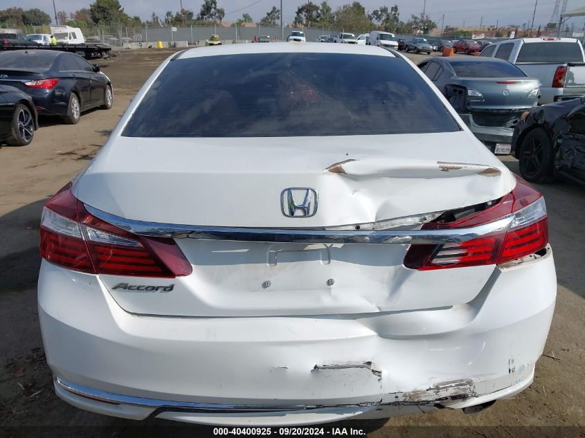 1HGCR2F30GA093155 2016 Honda Accord Lx