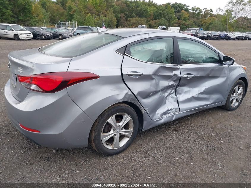 2016 Hyundai Elantra Value Edition VIN: 5NPDH4AE6GH767005 Lot: 40400926