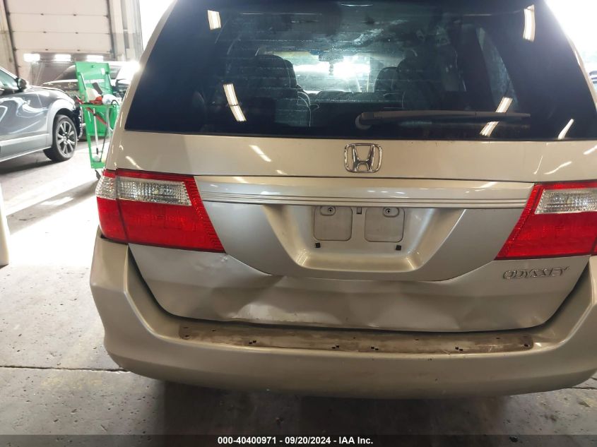 2005 Honda Odyssey Ex VIN: 5FNRL38475B417647 Lot: 40400971