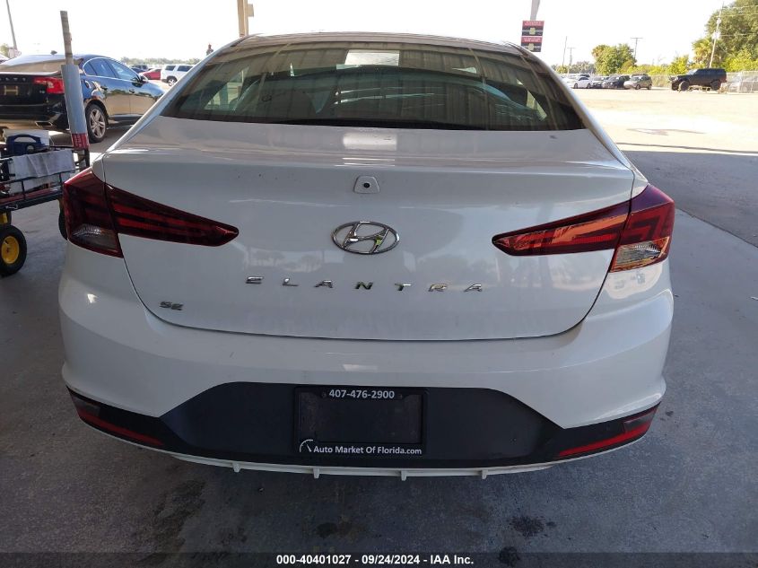 2020 Hyundai Elantra Se VIN: 5NPD74LFXLH503823 Lot: 40401027