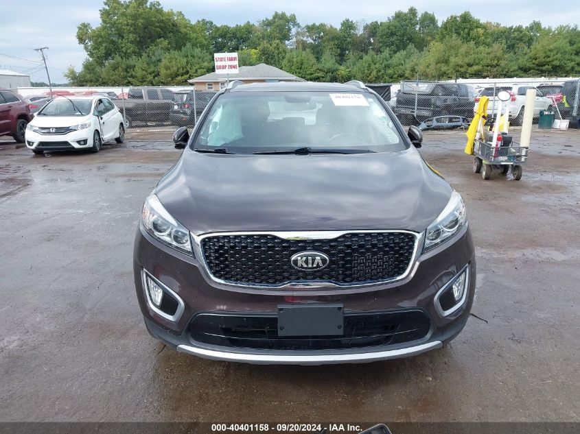 2016 Kia Sorento 2.0T Ex VIN: 5XYPHDA19GG023321 Lot: 40401158