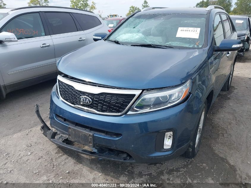 2015 Kia Sorento Lx VIN: 5XYKT3A67FG561240 Lot: 40401223