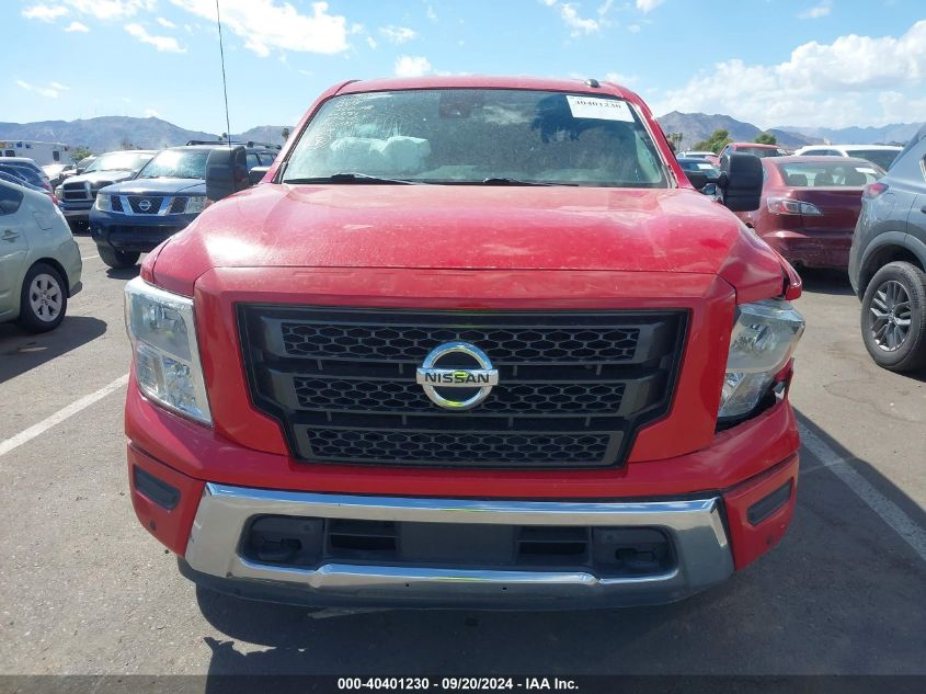 2020 Nissan Titan Sv 4X2 VIN: 1N6AA1EF1LN503755 Lot: 40401230