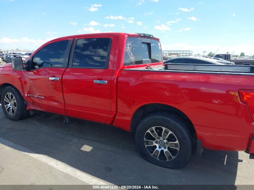 2020 Nissan Titan Sv 4X2 VIN: 1N6AA1EF1LN503755 Lot: 40401230