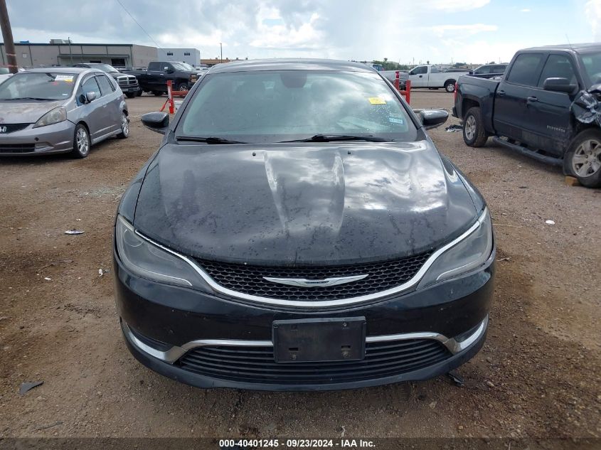 2015 Chrysler 200 Limited VIN: 1C3CCCAB0FN580145 Lot: 40401245