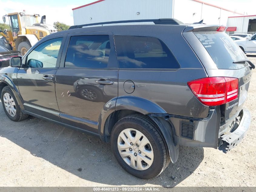 2017 Dodge Journey Se VIN: 3C4PDCAB7HT506444 Lot: 40401273