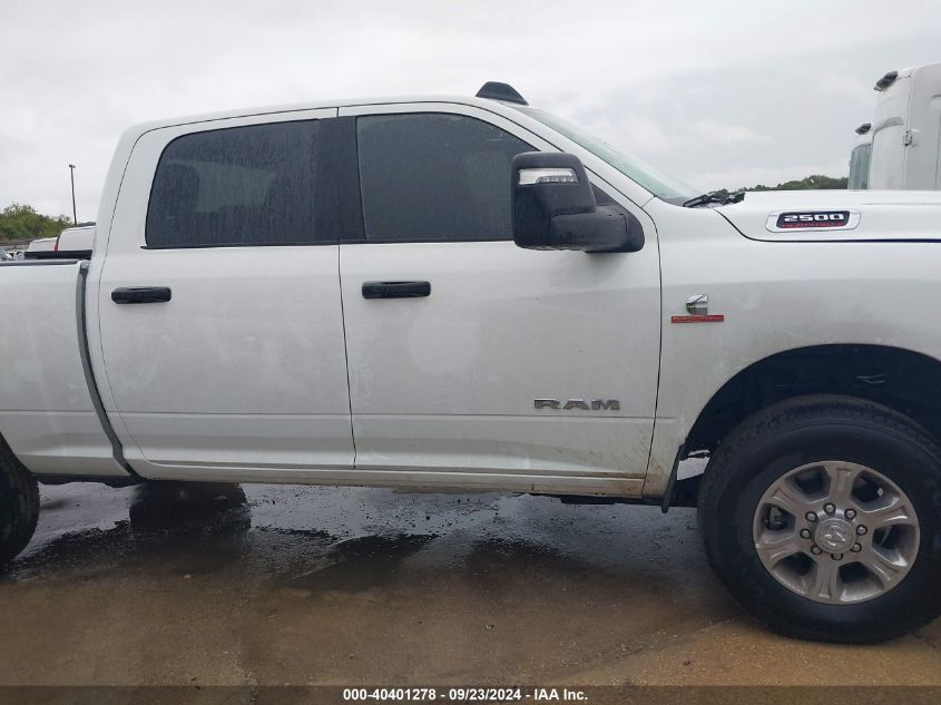 2024 Ram 2500 Big Horn VIN: 3C6UR5DL7RG336561 Lot: 40401278