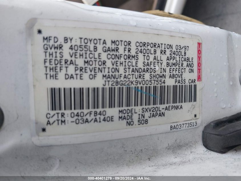 JT2BF22K5W0093326 1998 Toyota Camry Le V6