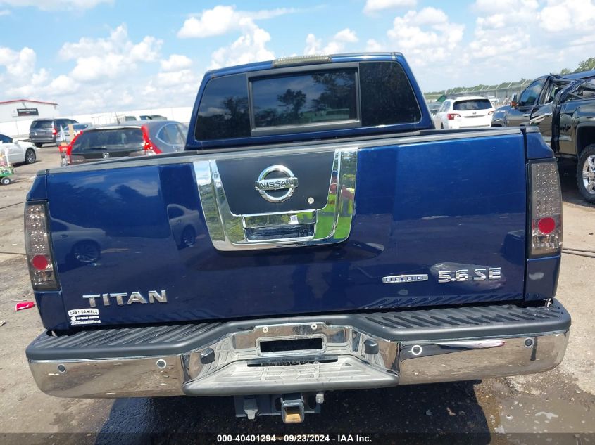 2010 Nissan Titan Se VIN: 1N6BA0EDXAN322941 Lot: 40401294