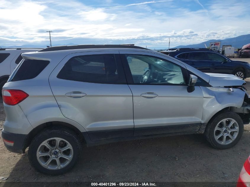 2020 Ford Ecosport Se VIN: MAJ6S3GL8LC389873 Lot: 40401296