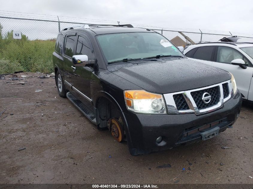 2012 Nissan Armada Platinum VIN: 5N1AA0NE6CN621686 Lot: 40401304