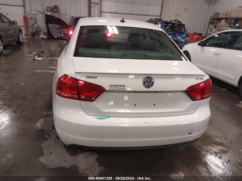 1VWBN7A31EC084909 2014 Volkswagen Passat 2.0L Tdi Se