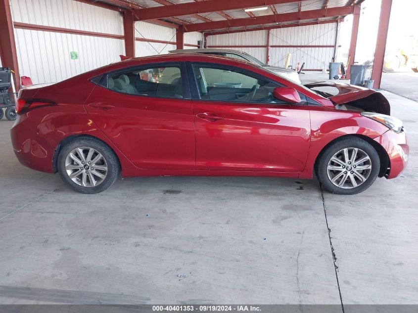 2014 Hyundai Elantra Se VIN: 5NPDH4AE1EH537871 Lot: 40401353