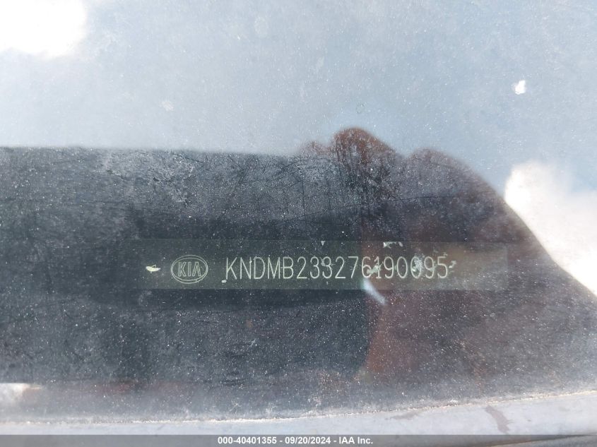 KNDMB233276190095 2007 Kia Sedona Ex