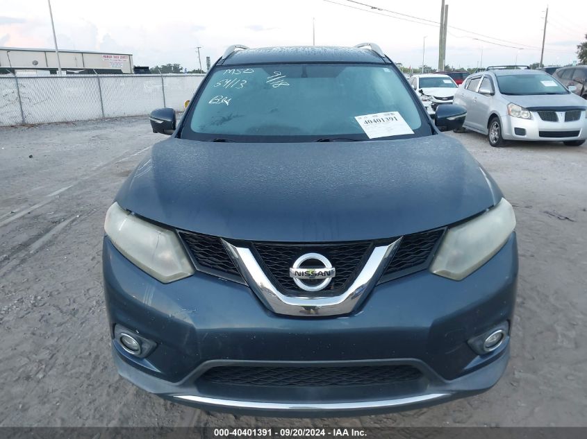 2015 Nissan Rogue Sl VIN: 5N1AT2MT6FC809811 Lot: 40401391