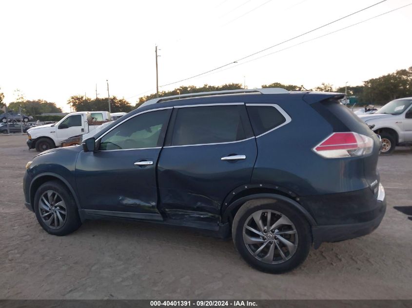 2015 Nissan Rogue Sl VIN: 5N1AT2MT6FC809811 Lot: 40401391