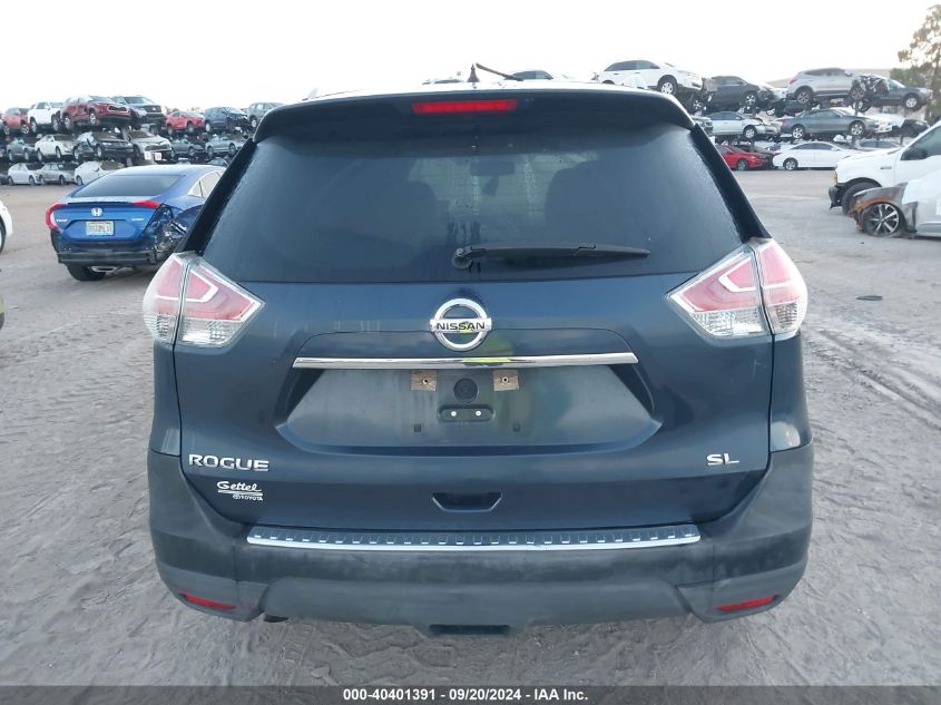 2015 Nissan Rogue Sl VIN: 5N1AT2MT6FC809811 Lot: 40401391