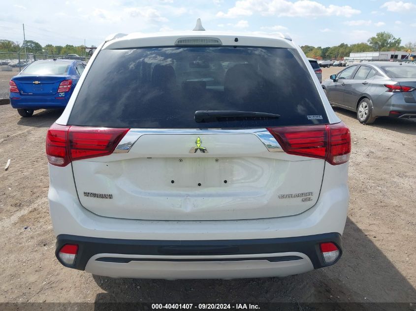 2019 Mitsubishi Outlander Sel VIN: JA4AZ3A35KZ020788 Lot: 40401407