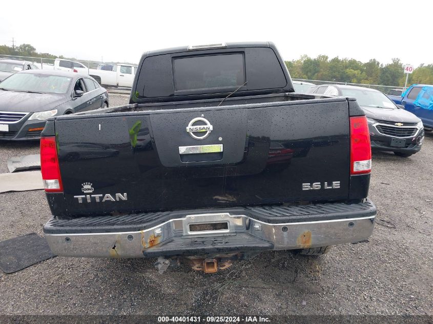 2005 Nissan Titan Le VIN: 1N6BA07B25N553902 Lot: 40401431