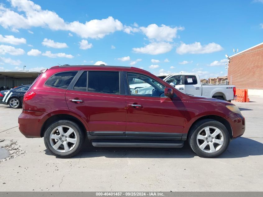 2009 Hyundai Santa Fe Limited VIN: 5NMSH13E09H270972 Lot: 40401457