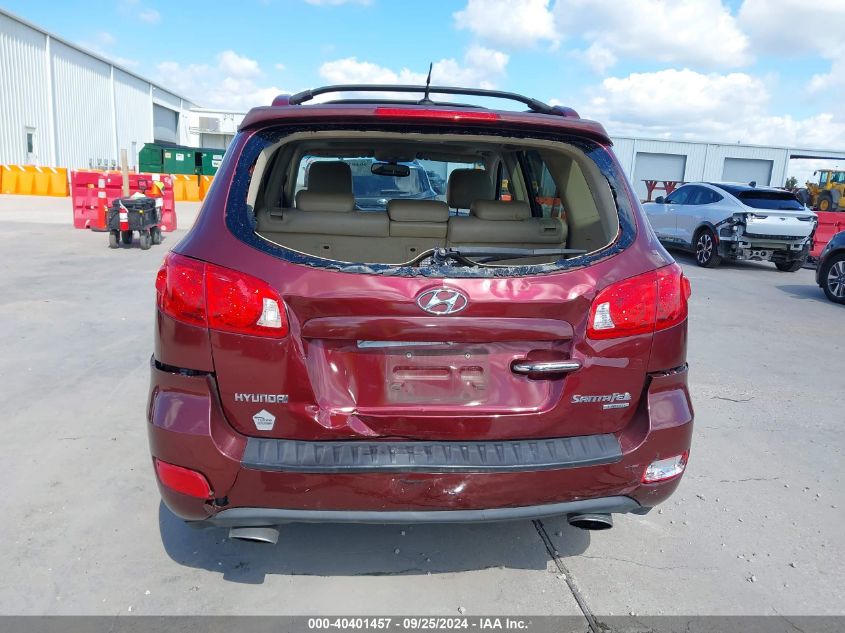 2009 Hyundai Santa Fe Limited VIN: 5NMSH13E09H270972 Lot: 40401457