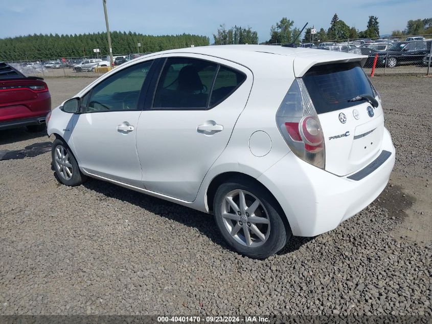 VIN JTDKN3DU1E0378232 2012 TOYOTA PRIUS C no.3