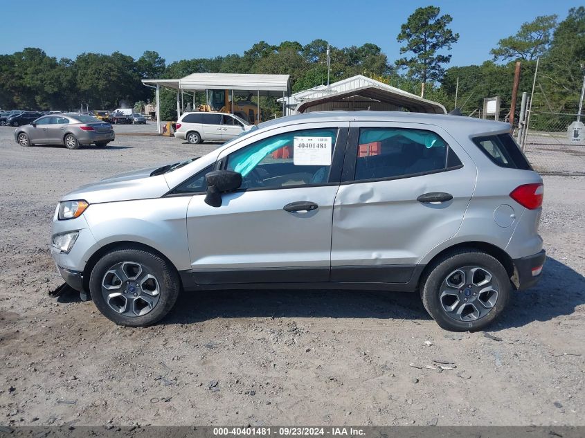 2020 Ford Ecosport S VIN: MAJ3S2FE9LC317807 Lot: 40401481