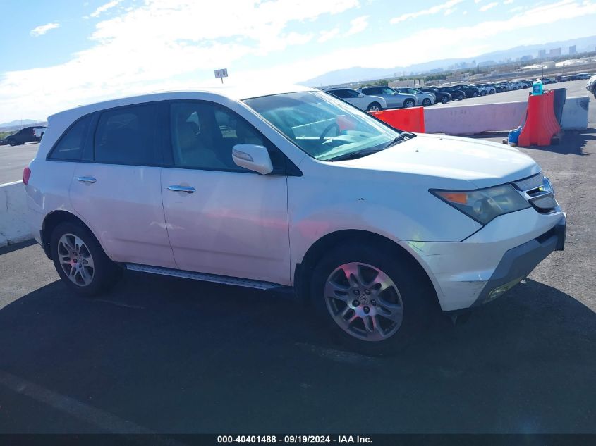 2008 Acura Mdx Technology Package VIN: 2HNYD28468H529738 Lot: 40401488