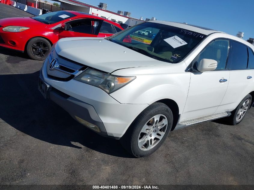 2008 Acura Mdx Technology Package VIN: 2HNYD28468H529738 Lot: 40401488