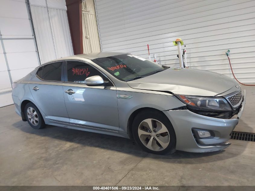 2015 Kia Optima Hybrid Hybrid VIN: KNAGM4AD5F5084837 Lot: 40401506