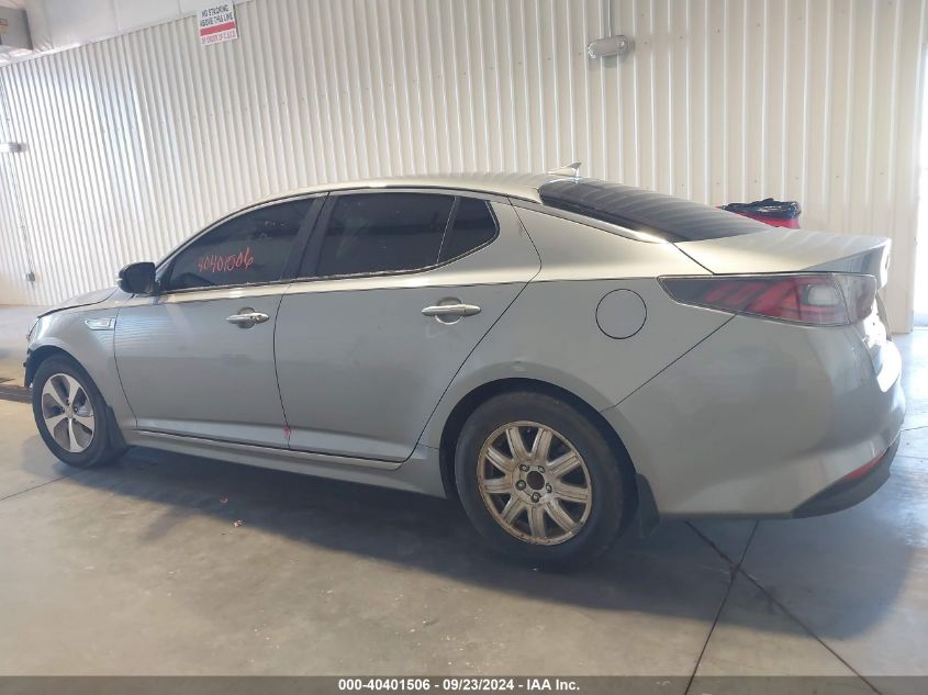 2015 Kia Optima Hybrid Hybrid VIN: KNAGM4AD5F5084837 Lot: 40401506