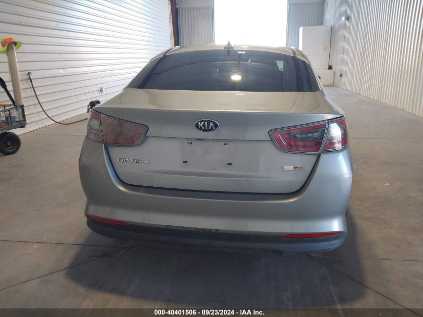 2015 Kia Optima Hybrid Hybrid VIN: KNAGM4AD5F5084837 Lot: 40401506