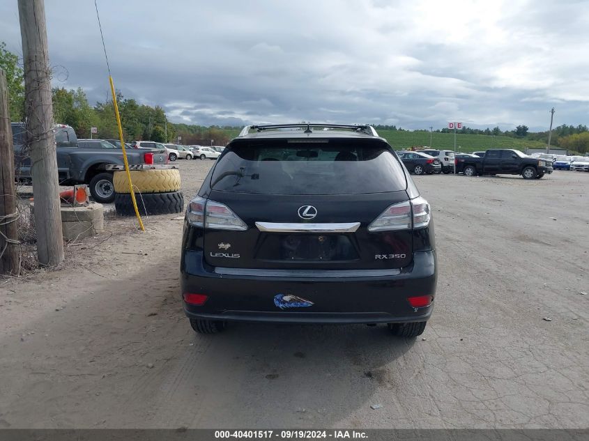 2010 Lexus Rx 350 VIN: 2T2BK1BA9AC041860 Lot: 40401517