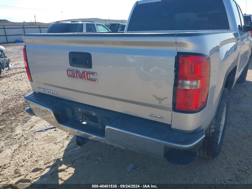 2016 GMC Sierra 1500 Sle VIN: 3GTP1MEC3GG329206 Lot: 40401538