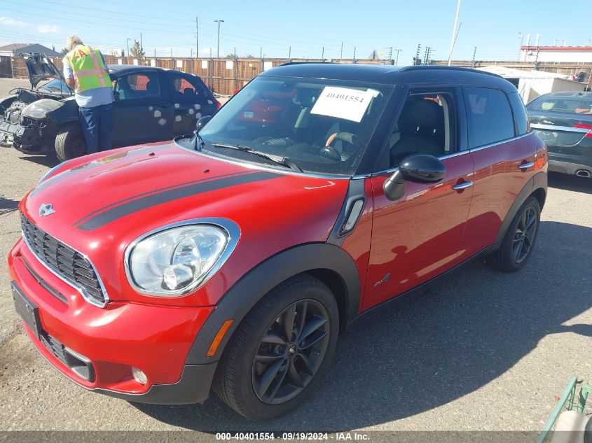 2013 Mini Countryman Cooper S VIN: WMWZC5C58DWP32329 Lot: 40401554