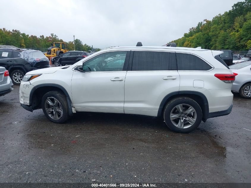 2017 Toyota Highlander Limited VIN: 5TDDZRFH4HS479170 Lot: 40401566