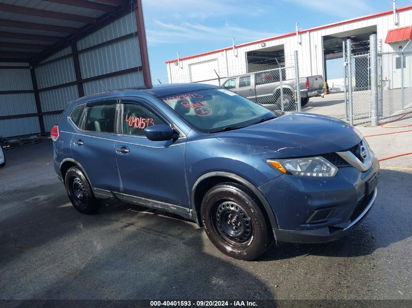 2016 Nissan Rogue S VIN: KNMAT2MT7GP595877 Lot: 40401593