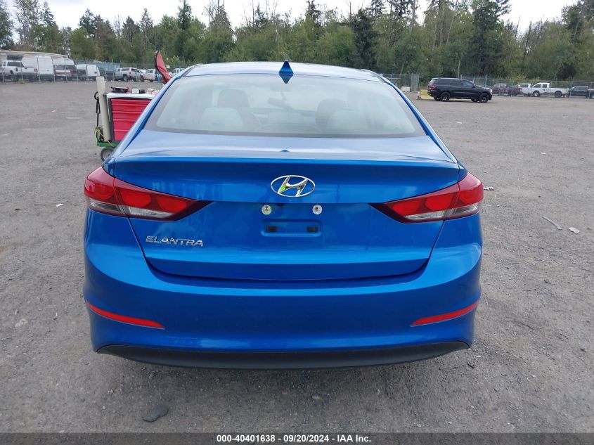 2018 Hyundai Elantra Value Edition VIN: 5NPD84LF6JH266290 Lot: 40401638