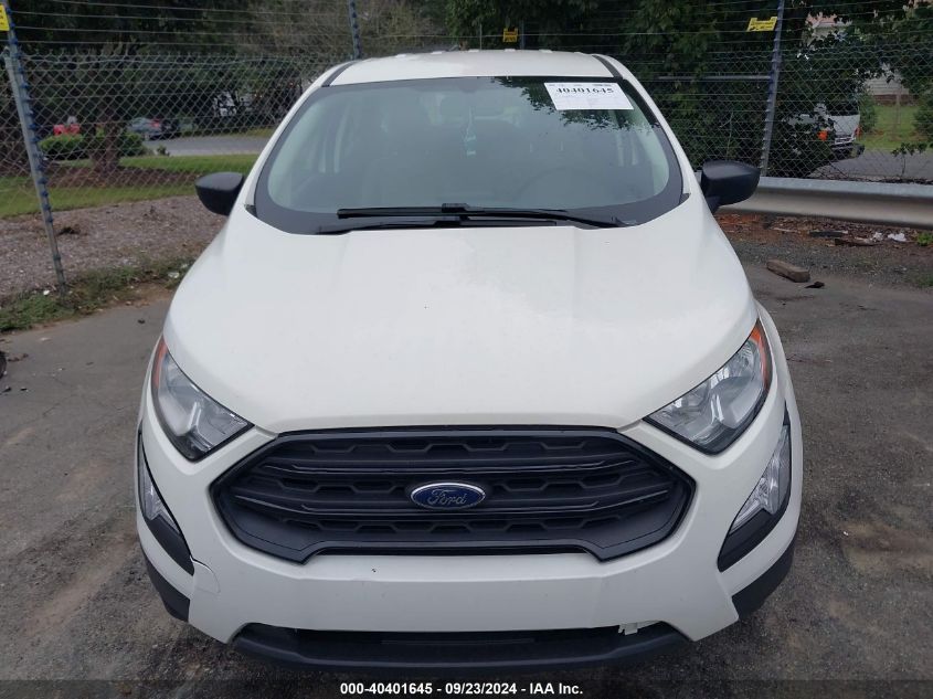 2021 Ford Ecosport S VIN: MAJ3S2FE9MC454733 Lot: 40401645