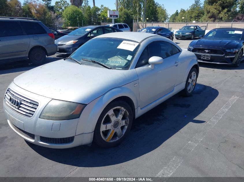 2001 Audi Tt VIN: TRUSX28NX11046226 Lot: 40401658