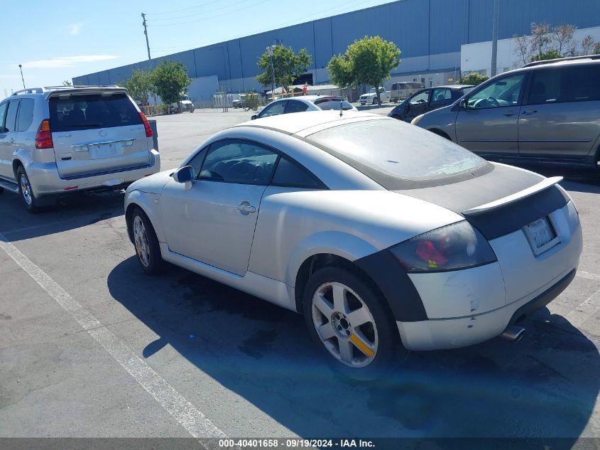 2001 Audi Tt VIN: TRUSX28NX11046226 Lot: 40401658