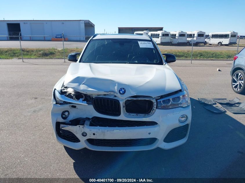 2017 BMW X3 xDrive35I VIN: 5UXWX7C50H0S19380 Lot: 40401700