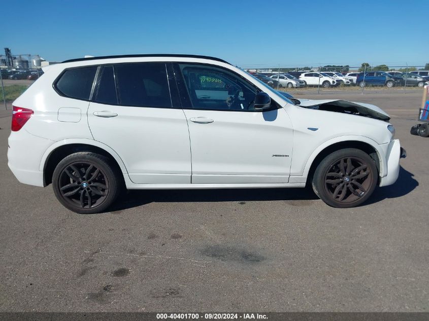 2017 BMW X3 xDrive35I VIN: 5UXWX7C50H0S19380 Lot: 40401700