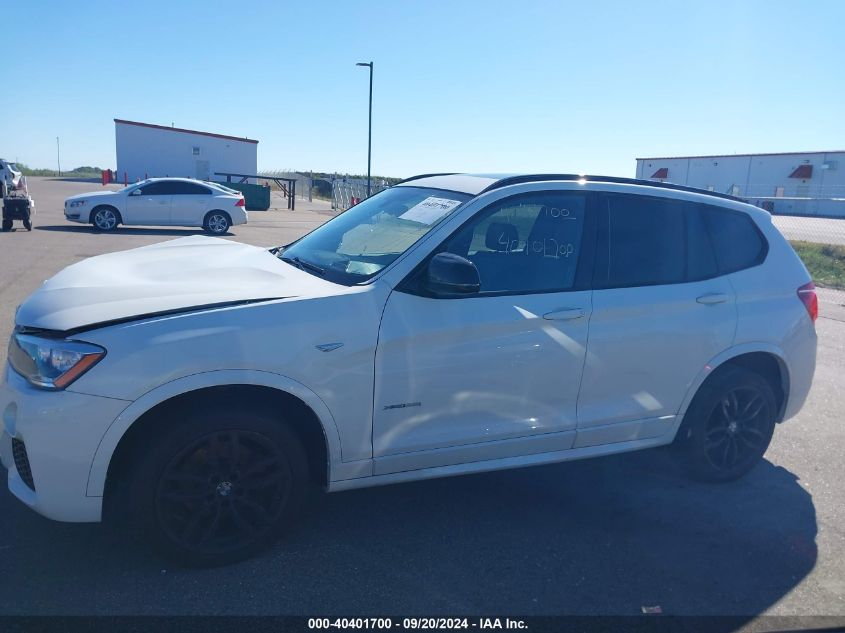 2017 BMW X3 xDrive35I VIN: 5UXWX7C50H0S19380 Lot: 40401700