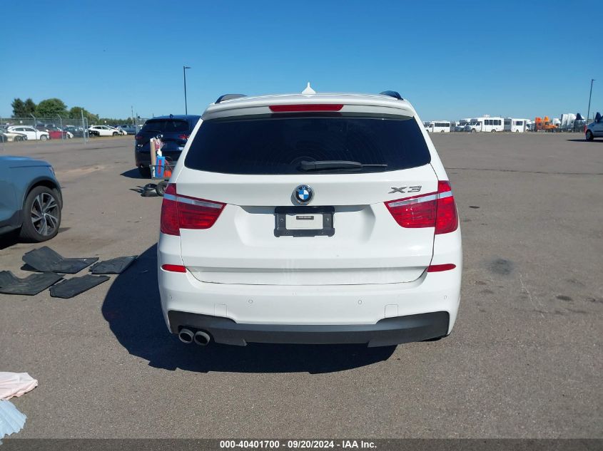 2017 BMW X3 xDrive35I VIN: 5UXWX7C50H0S19380 Lot: 40401700