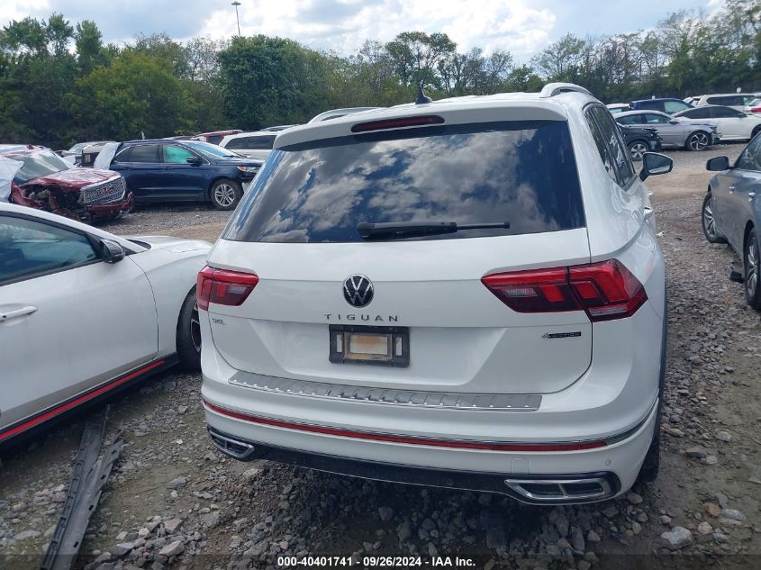 2022 Volkswagen Tiguan 2.0T Sel R-Line VIN: 3VV4B7AX4NM133351 Lot: 40401741