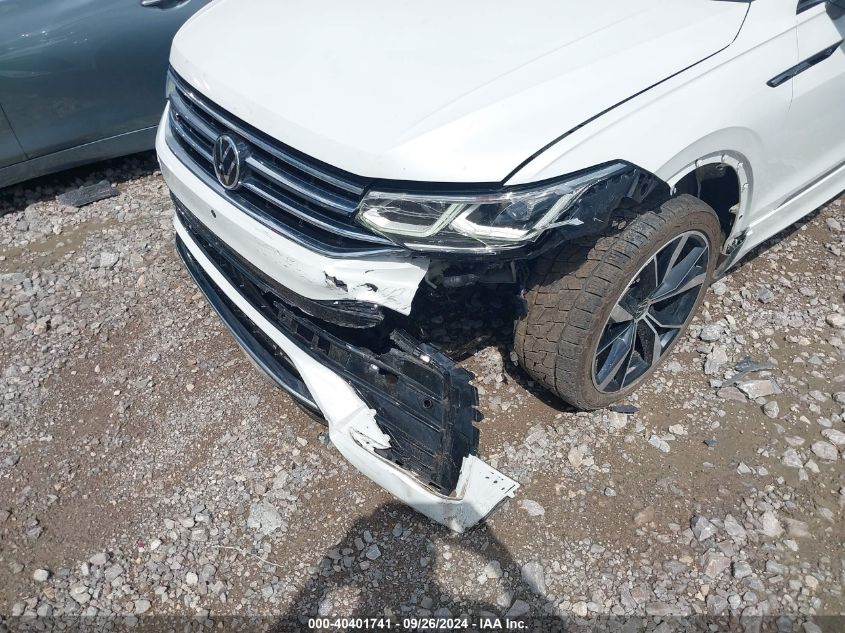 2022 VOLKSWAGEN TIGUAN 2.0T SEL R-LINE - 3VV4B7AX4NM133351