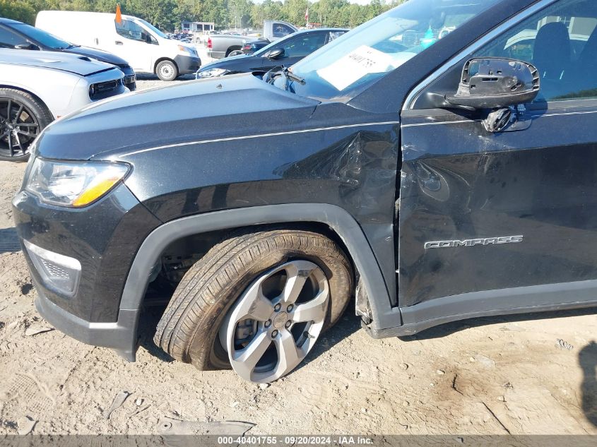 2020 Jeep Compass Latitude Fwd VIN: 3C4NJCBB1LT108380 Lot: 40401755