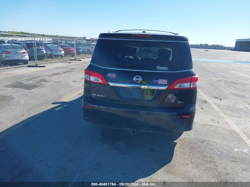 2014 Nissan Quest Sl VIN: JN8AE2KP0E9107441 Lot: 40401764