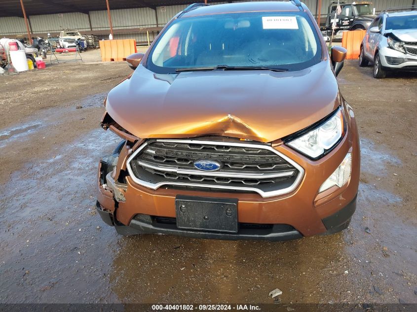 2020 Ford Ecosport Se VIN: MAJ6S3GL5LC393525 Lot: 40401802